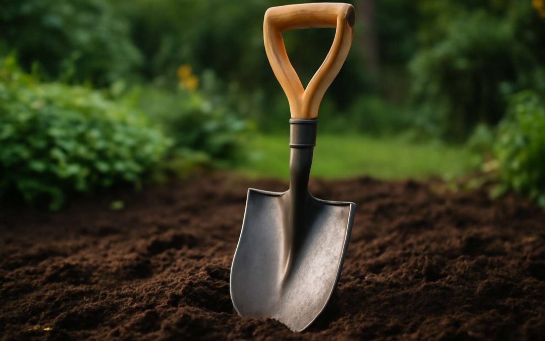 garden tools spade