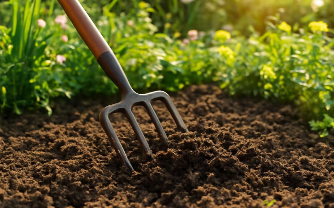 garden tools to break up soil
