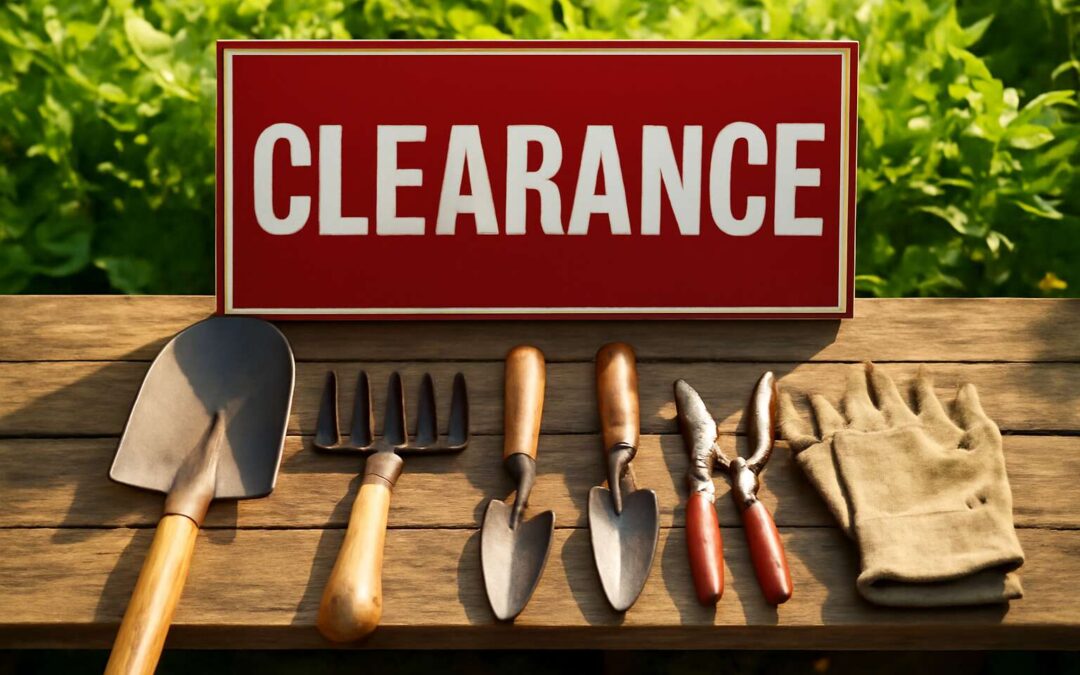 garden tools clearance