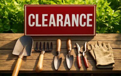 Hot deals in garden tools clearance: stock up on rakes, shovels, and more.